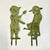 1950s Vintage Arts & Crafts Rustic European French Garden Ornaments, Kid Silhouettes - A Pair. For Sale - Image 11 of 15