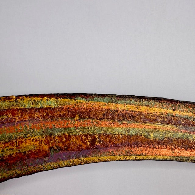 Signed Todd Shields Metal Shooting Star Wall Sculpture, Southwestern Desert Modern Decor For Sale In Savannah - Image 6 of 12