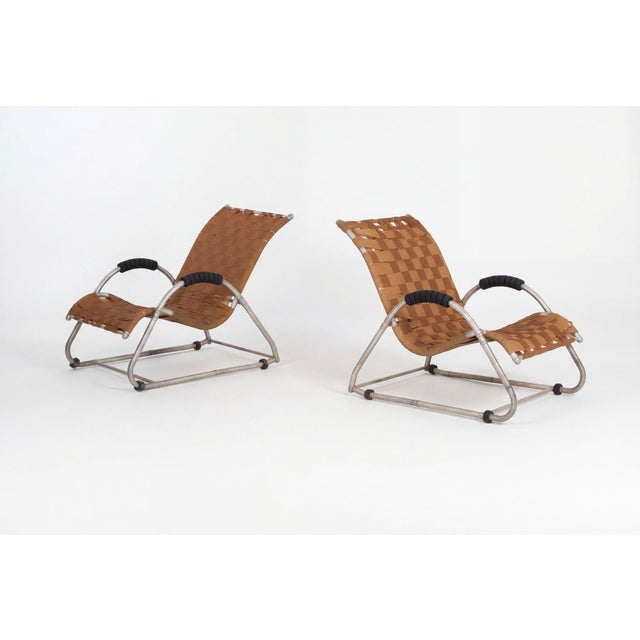 Warren McArthur South Hampton Model 635 Lounge Chairs, 1935 For Sale - Image 4 of 9
