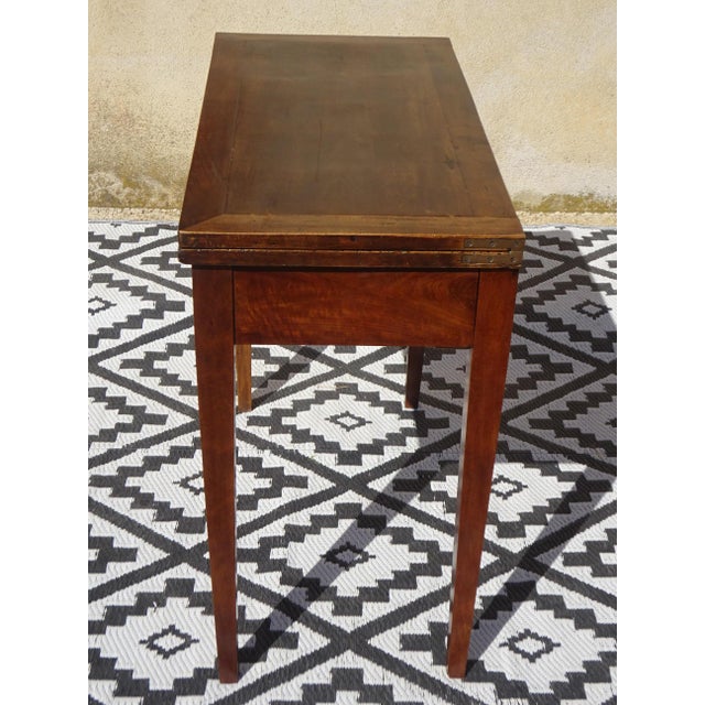 Antique Game Table in Walnut, 1800s For Sale - Image 15 of 18