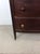 Antique Depression Era Five Drawer Chest With Turned Wood Pulls For Sale - Image 14 of 18