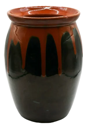 Bulbous Vase with Gradient Glaze, 1920s