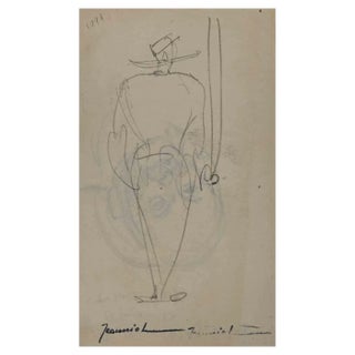 Pierre Georges Jeanniot, Figure, Original Drawing, Early 20th Century For Sale