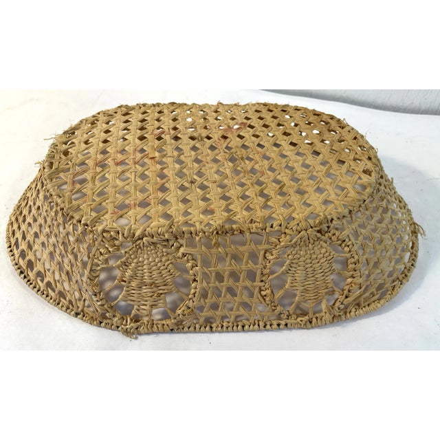 Vintage Open Weave Bread Basket For Sale In Dallas - Image 6 of 9