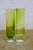 6 Chinese Emerald Green Blown Glass Graduated Tubular Torpedo Bud Vases 4" to 8" For Sale - Image 6 of 13