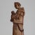 Art Deco Distinct Hand Carved Sculpture of Religious Man, 1920s For Sale - Image 3 of 7