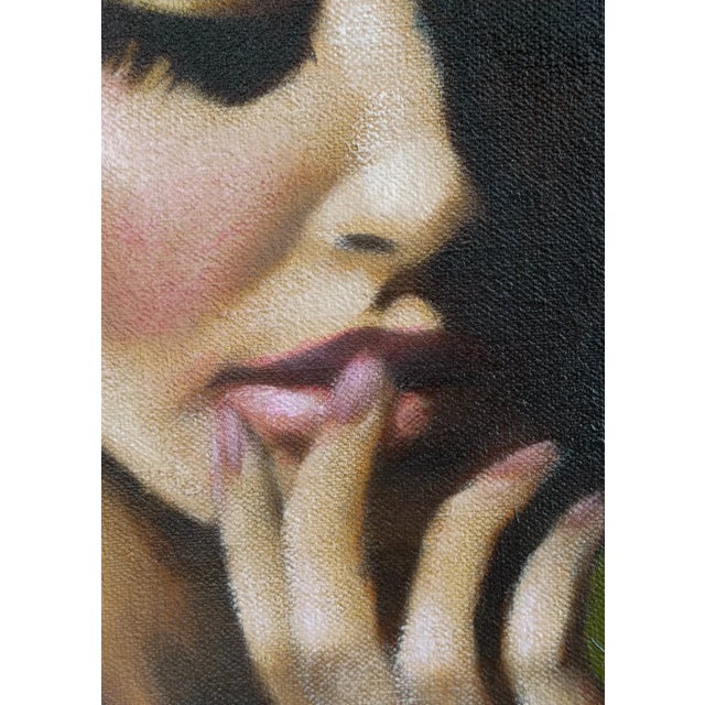 Vintage Figurative Oil Painting - Unknown Artist For Sale In Los Angeles - Image 6 of 16