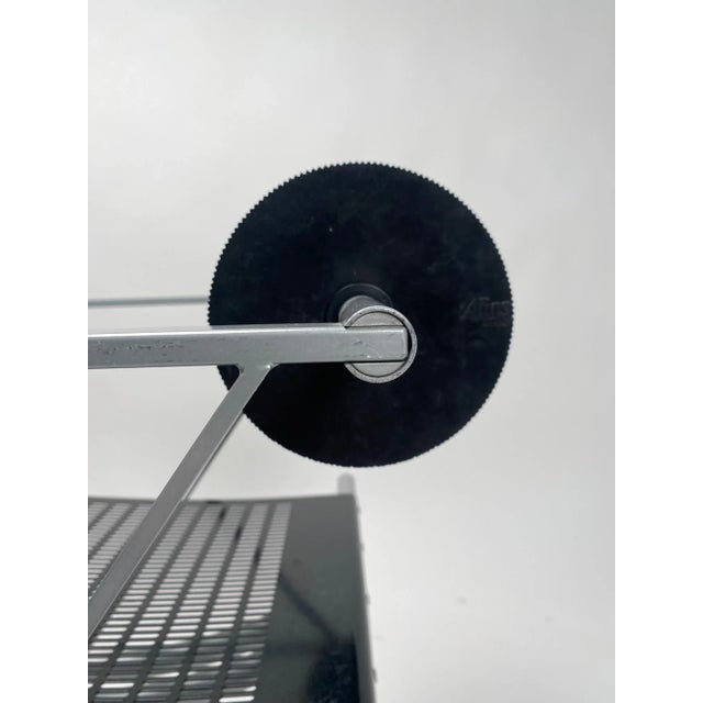 Black Model 601 Seconda Chairs in Metal attributed to Mario Botta, 1982, Set of 4 For Sale - Image 8 of 11