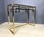 Gold Vintage Brass and Chrome Console, 1970s For Sale - Image 8 of 8