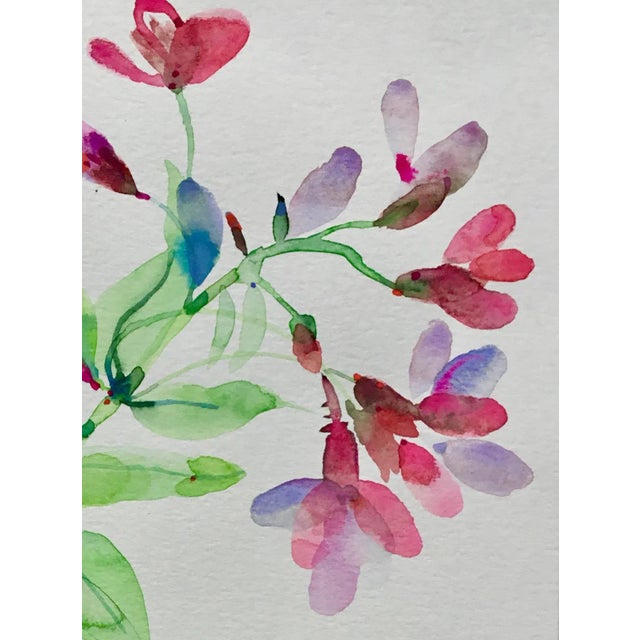 Original watercolor painting on Caslon Paper, Botanical series 4