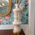 The Marbro Lamp Company Mid 20th Century Marbro White Alabaster Table Lamp For Sale - Image 4 of 12