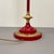 Metal Red Floor Lamp with Metal Shade, Italy, 1950s For Sale - Image 7 of 11
