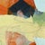Lee Cox "Cabernet Harvest" Acrylic on Canvas, Small Framed Abstract Collage Painting in Green, 2025 For Sale - Image 4 of 8