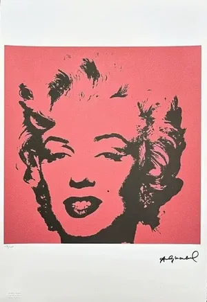 After Andy Warhol, Marilyn Monroe Red, 1980s, Lithograph