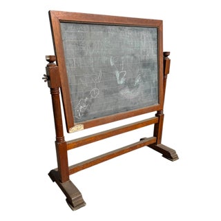Vintage School Blackboard, 1930s For Sale