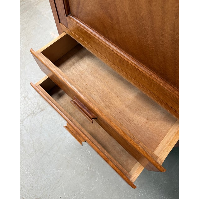 Vintage Oak Bonnetière, 1950s For Sale - Image 12 of 15