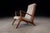 Sculptural Pair of Brazilian Modernist Armchairs in Hardwood & Boucle by John Graz, Brazil, 1950s For Sale - Image 12 of 17
