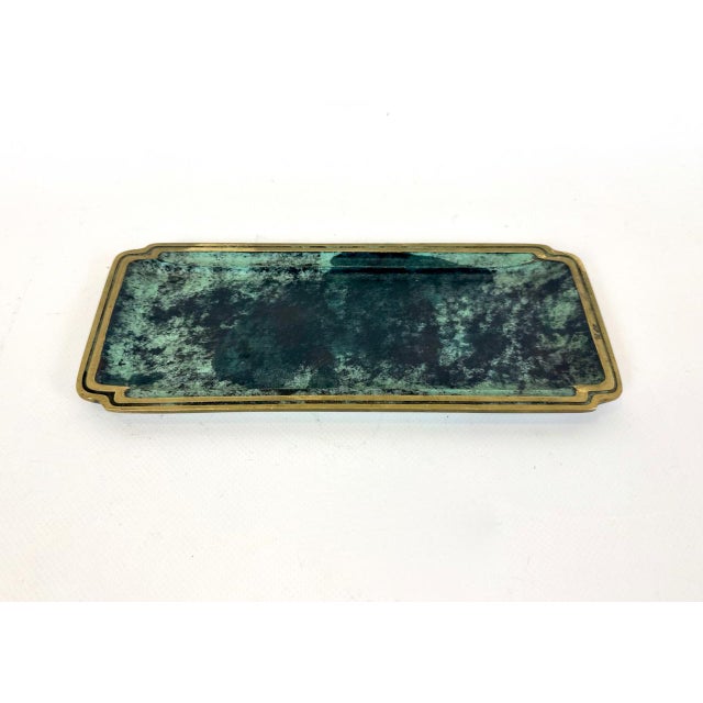 Mid-Century Modern Desk Pen Holder in Bronze from Hagenauer Workshops, 1960s For Sale - Image 9 of 11
