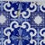 Earthenware - Set of 4 tiles - 19th century. Portuguese from the 19th century; in shades of blue and white. Dimensions:...