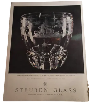 1948 Steuben Glass Ad