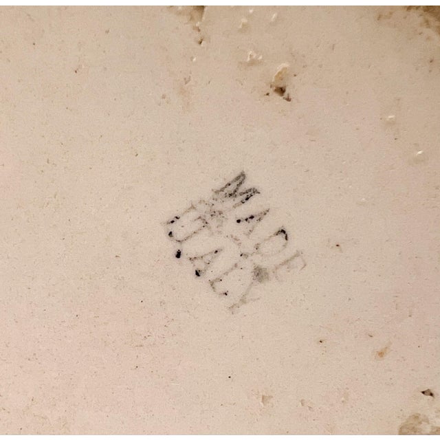 Vintage Italian Hand-Sculpted Floral Vase | Hand Painted Ceramic | Cottagecore, French Garden, Italian Pottery For Sale - Image 13 of 14