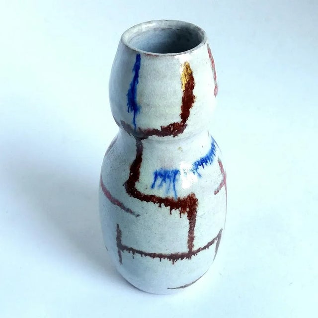 Italian Ceramic Vase from Ceramiche Fiorentine, 1950s, in Good conditions. Designed 1950 to 1959