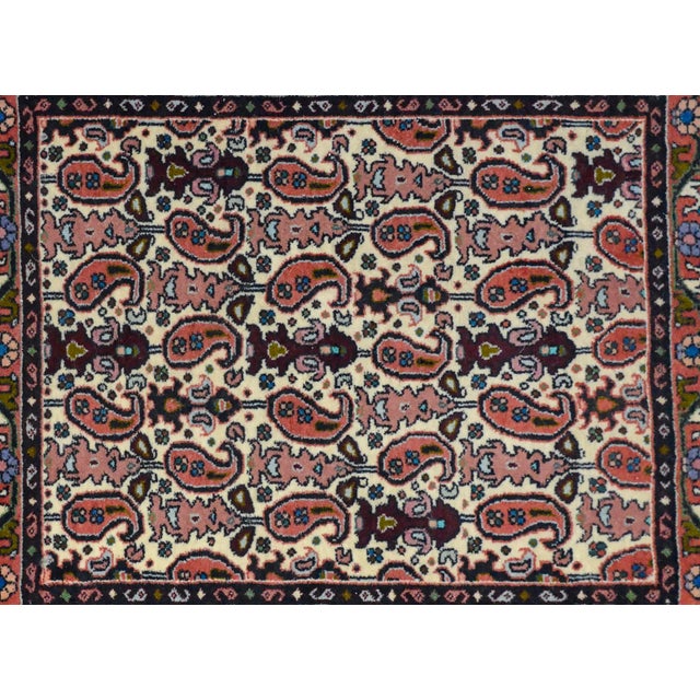 Vintage Petite Bidjar Rug For Sale In Chicago - Image 6 of 10