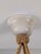 Art Deco Carved Alabaster Pendant Lamp in Black Veining, 1920s For Sale - Image 9 of 11