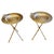 Elegant French Mid-Century solid brass guéridon, side, end or occasional table in the modern neoclassical style. This...