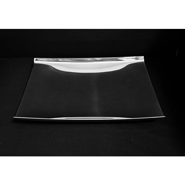 Stainless steel serving platter/centerpiece designed by Soren Georg Jensen in 1960. Never used. Never touched. No (0)...