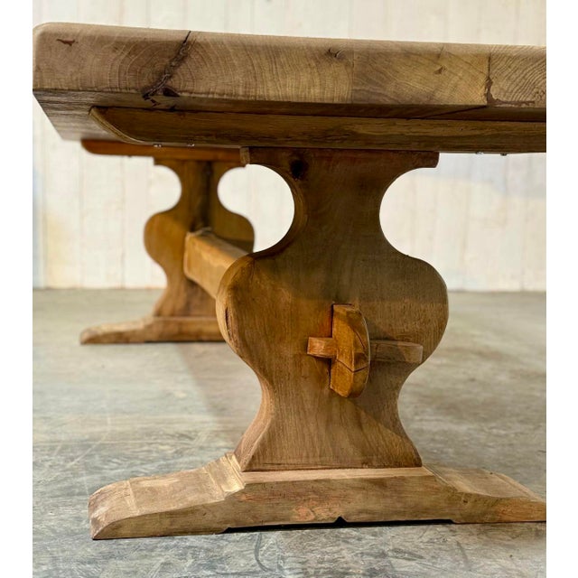 Large French Oak Dining Table, 1920 For Sale - Image 10 of 18