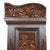 Wood Antique Hand-Carved and Decorated Wood China Cabinet For Sale - Image 7 of 10