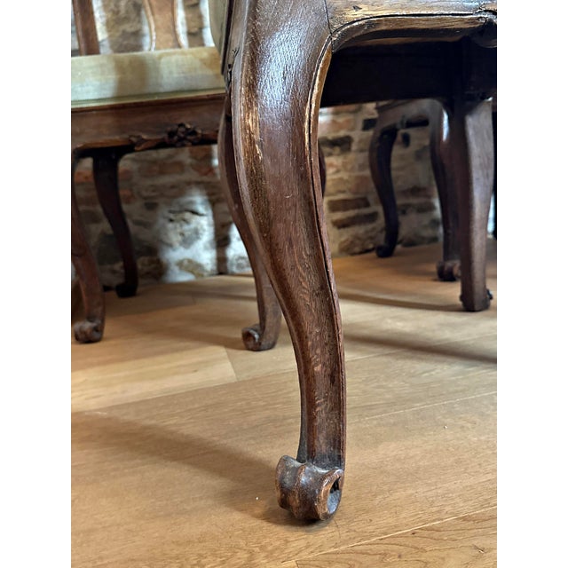 Baroque Original Antique Baroque Chairs, Walnut, Circa 1760, Set of 4 For Sale - Image 3 of 15