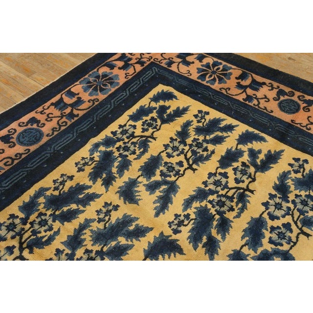 Chinese Early 20th Century Chinese Mongolian Carpet ( 7'1'' x 7'7'' - 216 x 232 ) For Sale - Image 3 of 11