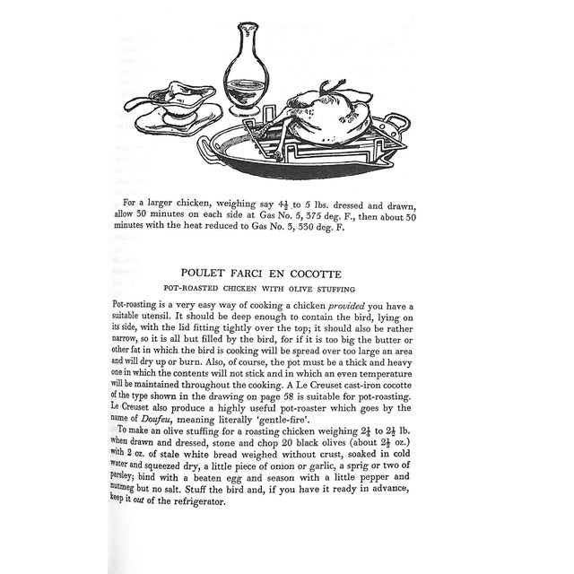 1980s "French Provincial Cooking" 1984 David, Elizabeth For Sale - Image 5 of 8