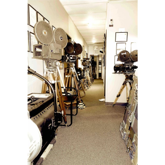 1920's American Made 16MM Metal Hand Crank Cinema Projector For Sale - Image 9 of 11