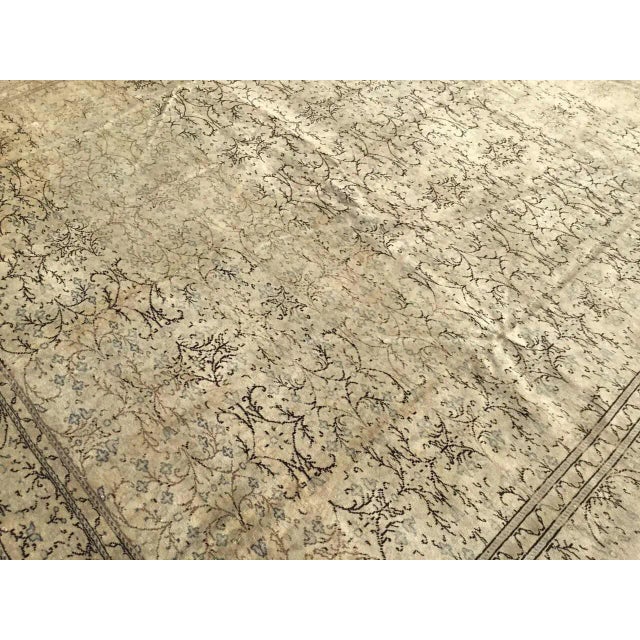 1940s Oversized Oushak Area Rug - 98" X 142" For Sale - Image 5 of 12