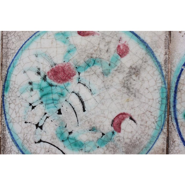 Rococo Tile Top Side Table by Herman A. Kähler, 1930s For Sale - Image 12 of 18