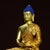 Late 19th Century Gilt Bronze Shakyamuni Buddha Statue With Stone Inlays, 2.97kg For Sale In Los Angeles - Image 6 of 9