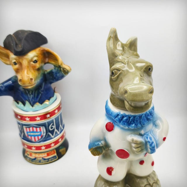 Clown Donkey Ceramic Carafe by Jim Beam, 1968 For Sale - Image 12 of 18