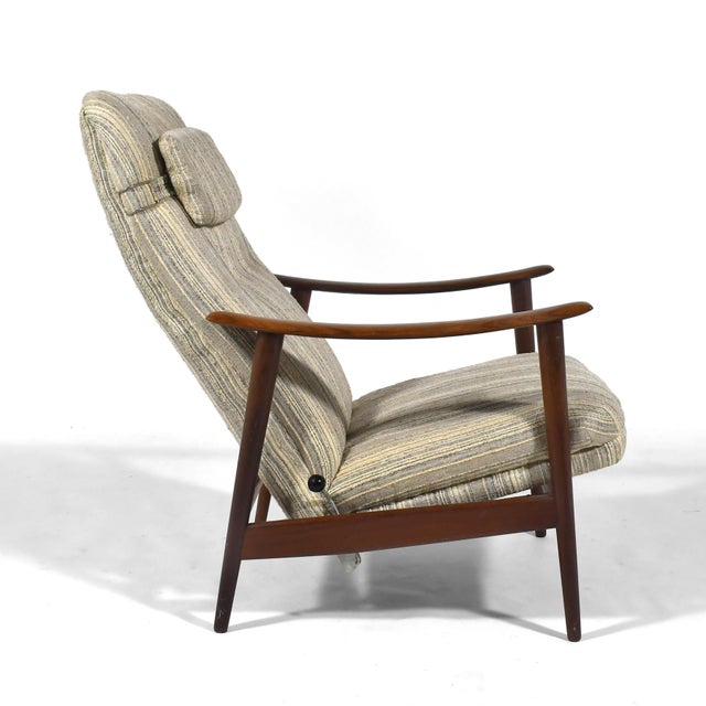 Brown Arnt Lande "Combi Star" Reclining Lounge Chair by Stokke Mobler For Sale - Image 8 of 11