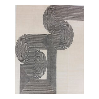 Astor Rug, Black 10x14 For Sale