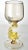 1950s Vintage Mid 20th Century Hand Blown Venetian Dolphin Goblets- Set of 7 For Sale - Image 5 of 12