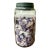 Antique Maganese Mason Jar With Wampum Shells For Sale