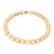 Golden South Sea Pearl Necklace Diamond Clasp 14 Karat Gold Estate For Sale - Image 4 of 4