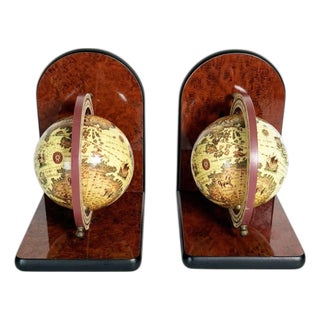 Globe-Shaped Bookends, France, 1970, Set of 2 For Sale