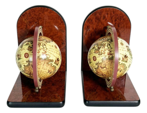 Globe-Shaped Bookends, France, 1970, Set of 2
