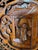 Antique Chinese Carved Wooden Wedding Cabinet For Sale - Image 17 of 18
