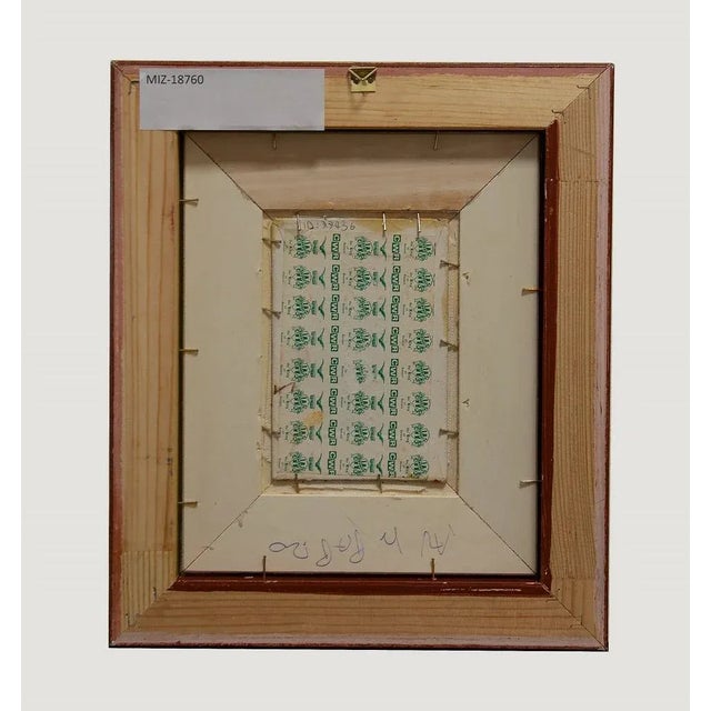 Modern Mino Maccari, Figure, 1960s, Oil on Canvas, Framed For Sale - Image 3 of 4