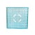 Vintage Rustic Teal Blue Grid Geometric Wood Wall Panel For Sale - Image 4 of 7